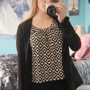 Patterned AB Studio Blouse